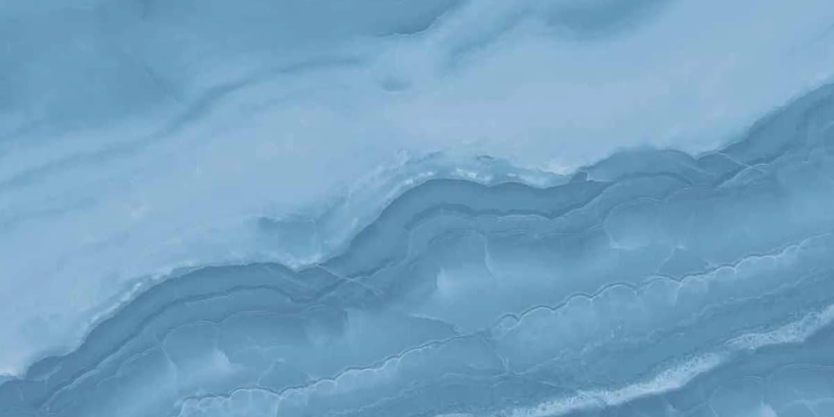 Blue Streaks Onyx — 600 × 1200 mm high glossy glazed vitrified tile