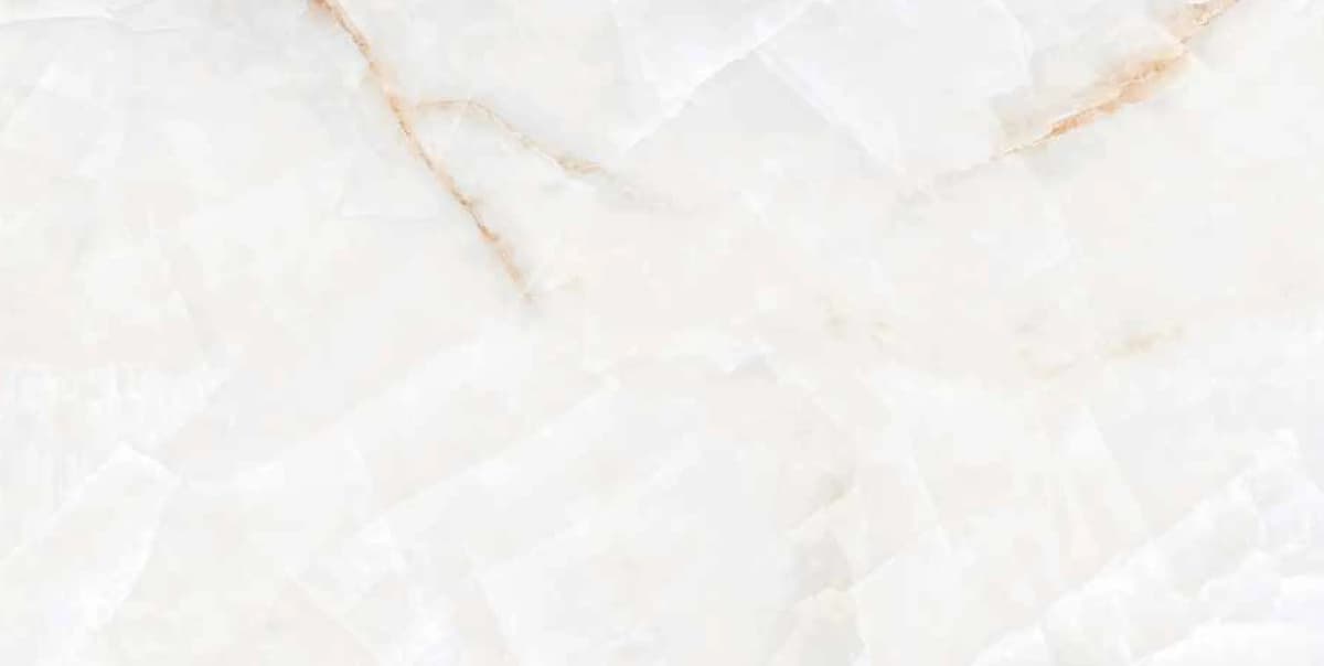 Onyx Crystal White — 600 × 1200 mm glossy glazed vitrified tile