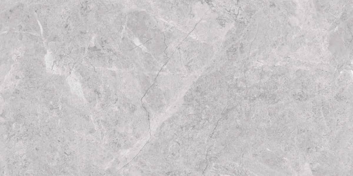 Aramis Grey Infinite — 600 × 1200 mm glossy glazed vitrified tile