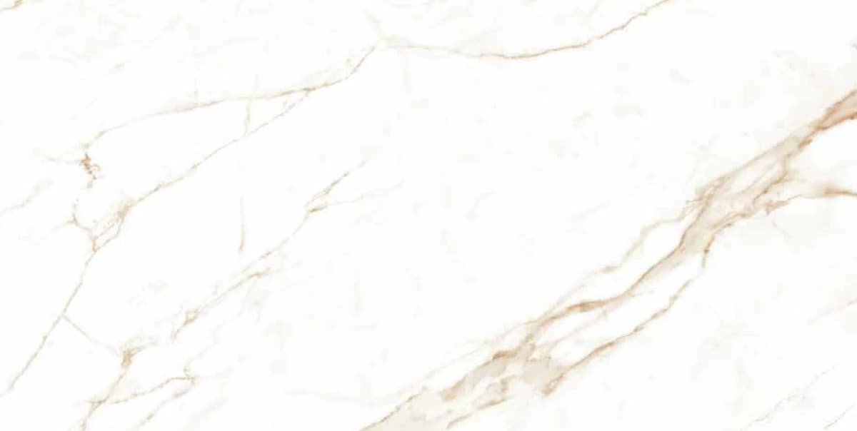 Carrara Gold BM — 600 × 1200 mm glossy glazed vitrified tile