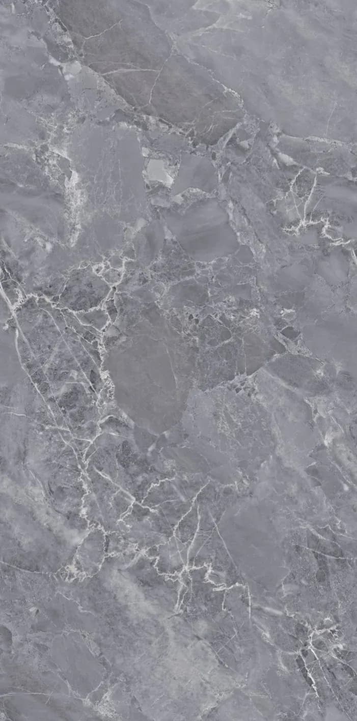Mystic Grey — 600 × 1200 mm glossy glazed vitrified tile