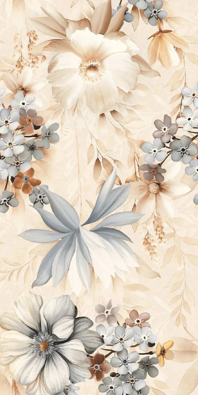 Gala Ivory-Decore-2 — 600 × 1200 mm sinker vitrified tile