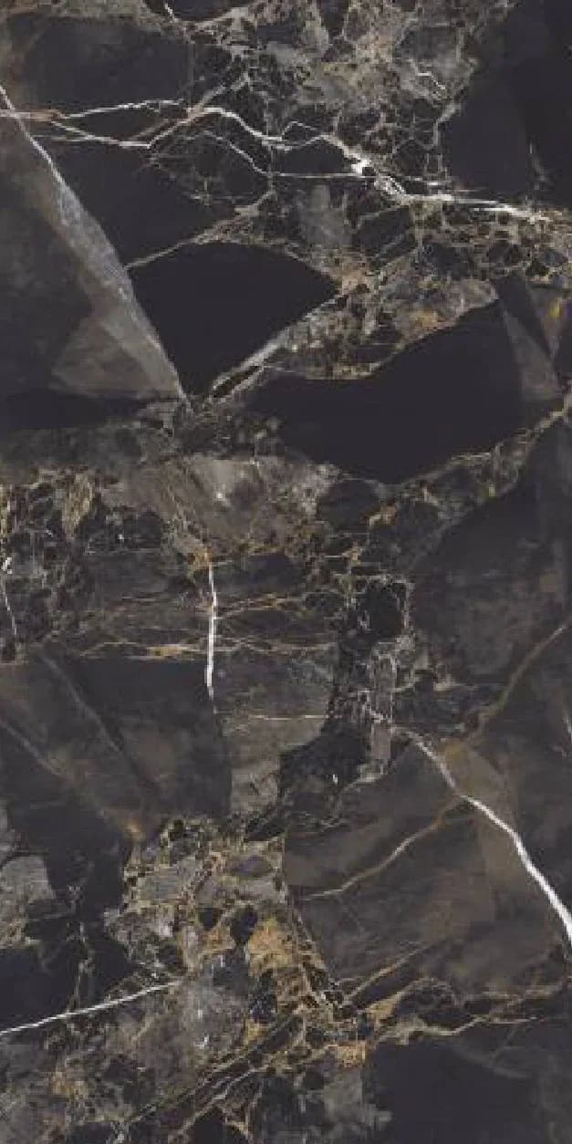 Marshal Black — 600 × 1200 mm color max glazed vitrified tile