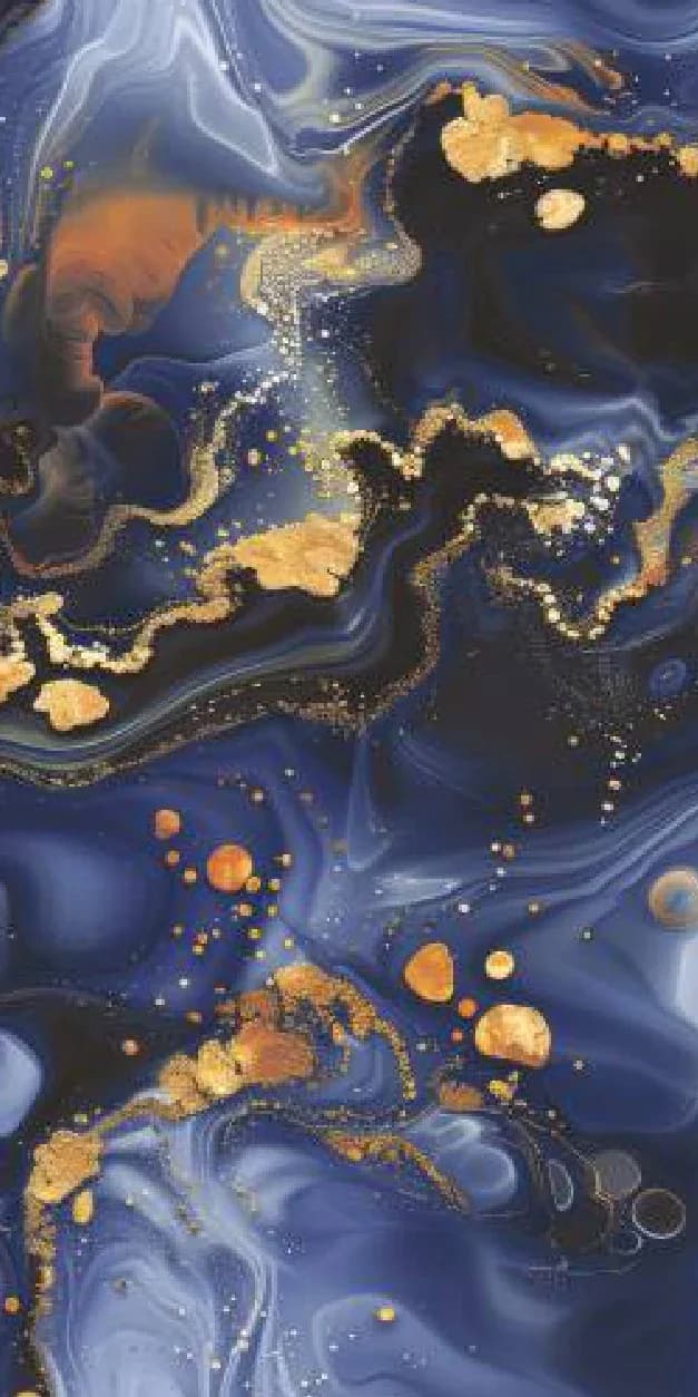 Swirling Blue — 600 × 1200 mm high gloss glazed vitrified tile