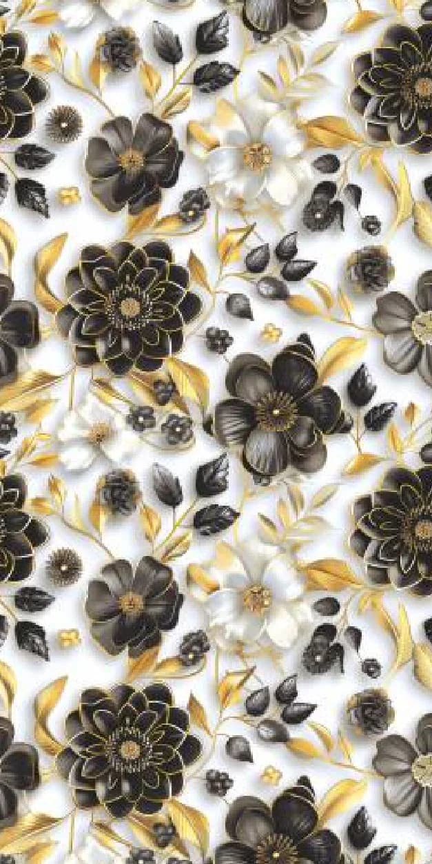 Elegant Floral — 600 × 1200 mm high gloss glazed vitrified tile