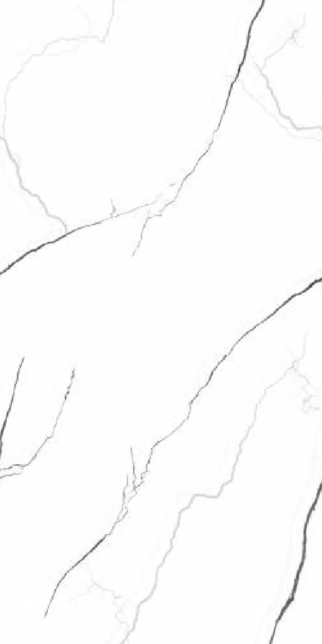 Gleam White — 600 × 1200 mm glossy glazed vitrified tile