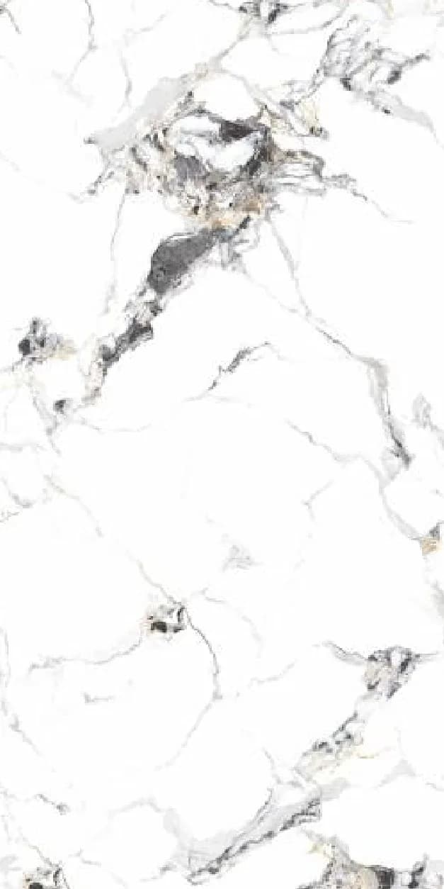 Corinto White — 600 × 1200 mm glossy endless glazed vitrified tile