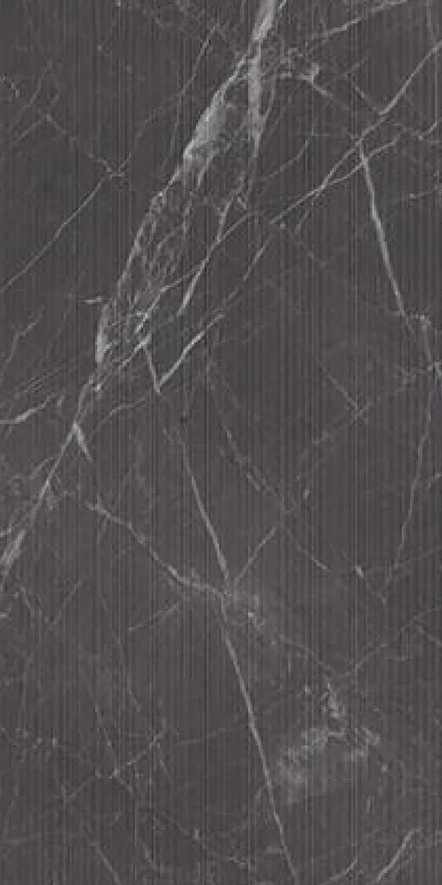 Arial Nero Décor — 600 × 1200 mm rock glazed vitrified tile