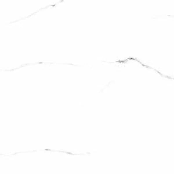 Carrara White — 600 × 600 mm glossy glazed vitrified tile