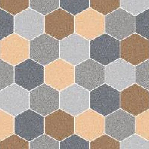 Octagon Grey — 500 × 500 mm rustic glazed vitrified tile