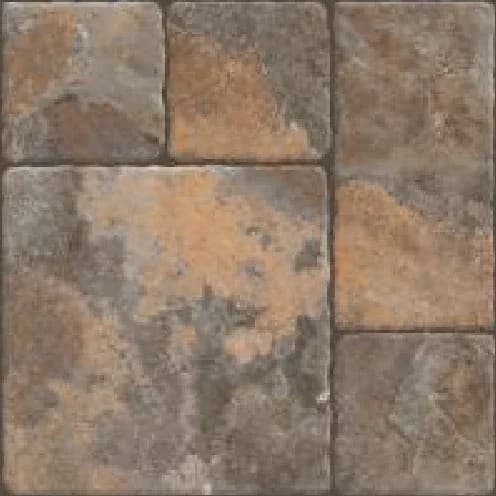 Elvato Brown — 500 × 500 mm rustic glazed vitrified tile
