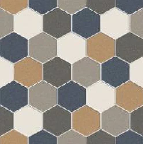 Octagon Multi — 500 × 500 mm rustic glazed vitrified tile