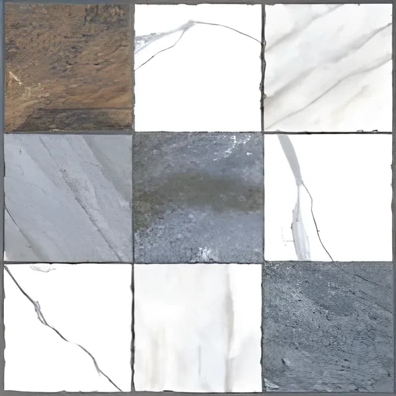 Ridge Hl — 400 × 400 mm rustic glazed vitrified tile