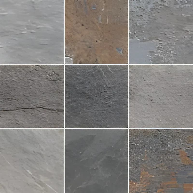 Ridge Grey — 400 × 400 mm rustic glazed vitrified tile