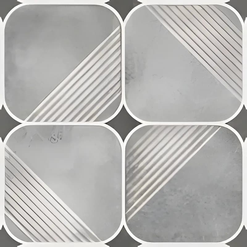 Forex Grey Hl — 400 × 400 mm rustic glazed vitrified tile