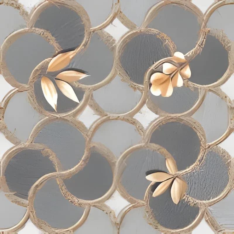 Interlock Hl — 400 × 400 mm rustic glazed vitrified tile