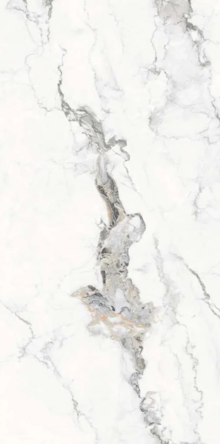 Albert White — 600 × 1200 mm glossy glazed vitrified tile