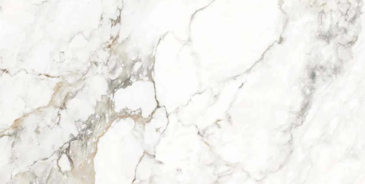 Escona White — 600 × 1200 mm glossy glazed vitrified tile