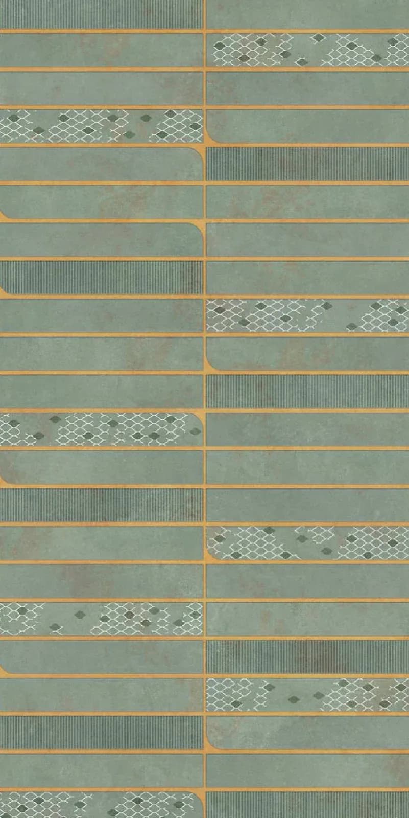 Gravity Green Decore — 600 × 1200 mm sinker vitrified tile