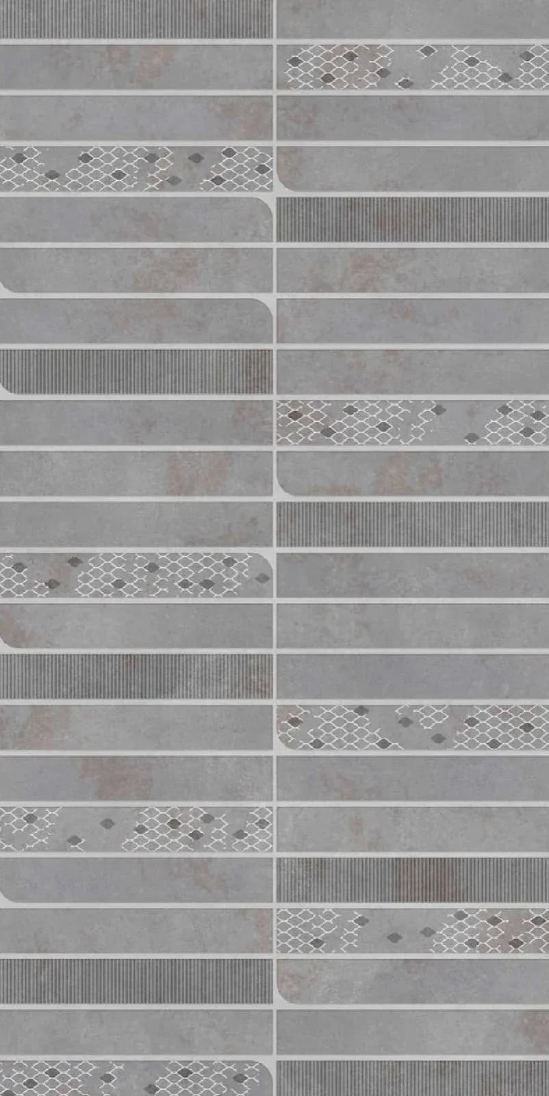 Gravity Grey Decore — 600 × 1200 mm sinker vitrified tile