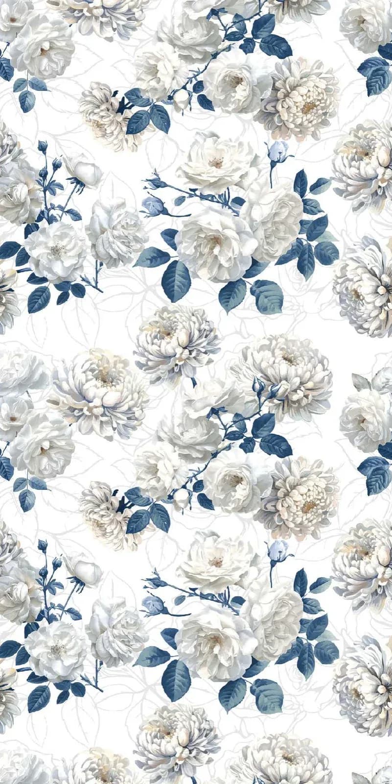 Gala Blue-Decore-2 — 600 × 1200 mm sinker vitrified tile