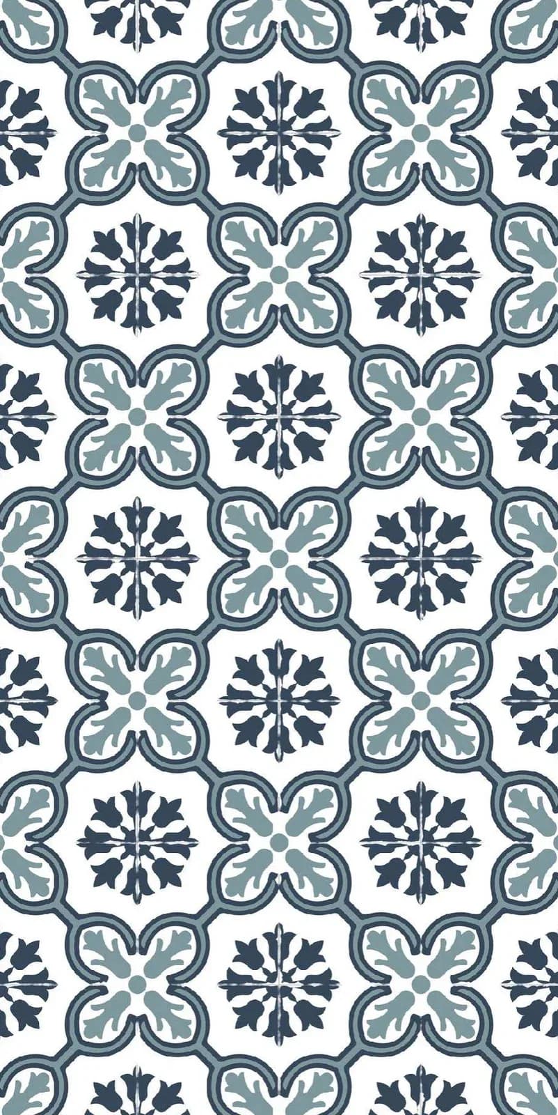 Gala Blue-Decore-1 — 600 × 1200 mm sinker vitrified tile