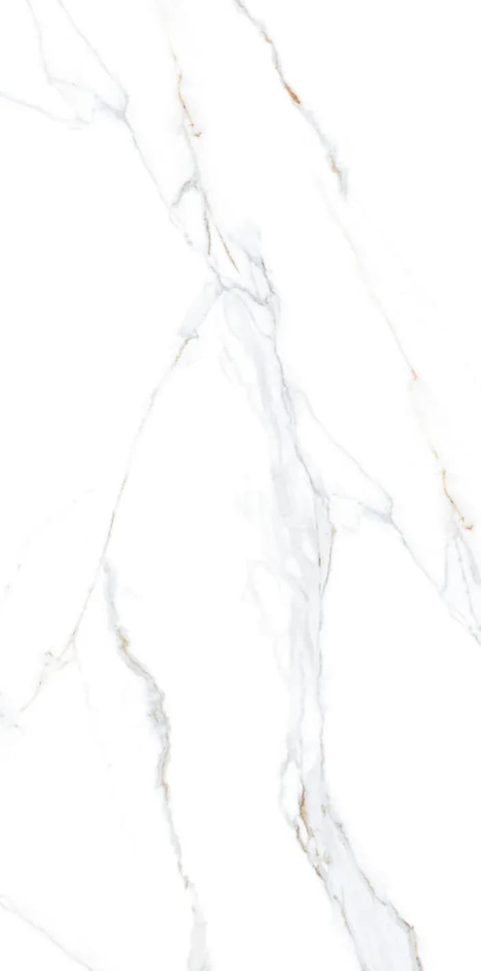 Soul Statuario — 600 × 1200 mm glossy glazed vitrified tile