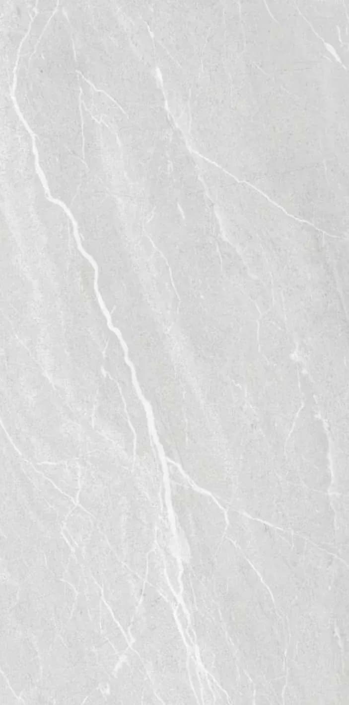 Thassos Grey — 600 × 1200 mm glossy glazed vitrified tile